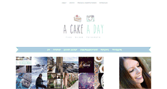 Desktop Screenshot of acakeaday.com